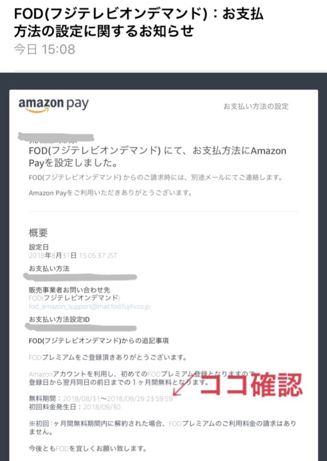 FOD登録方法